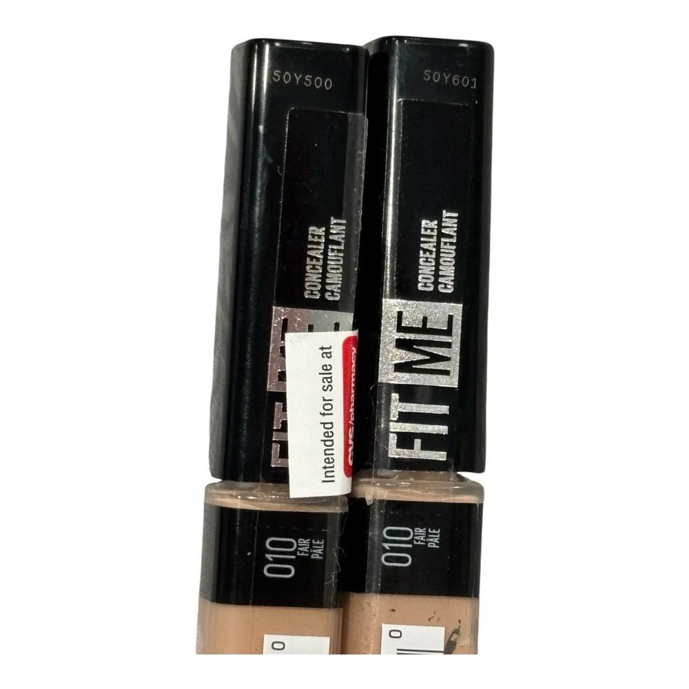 MAYBELLINE Fit Me‎ Concealer 010 Fair 0.23 NWOB Sealed Lot Of 2